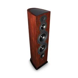 F208 - Walnut - 3-Way Floorstanding Tower Loudspeaker - Hero