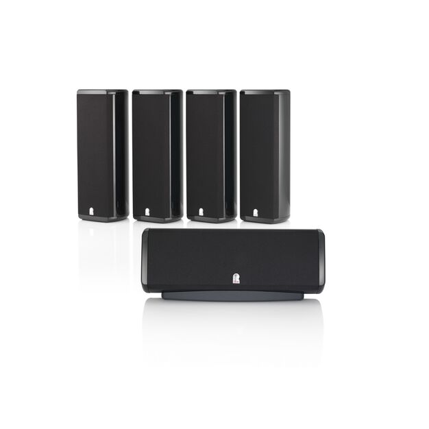 M8 SP5 - Black Gloss - 5-channel Home Theater Sound Support System - Hero