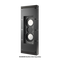 W226Be - Black - Dual 6.5-inch (165mm) 2-way In-wall Loudspeaker - Detailshot 16