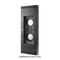 W226Be - Black - Dual 6.5-inch (165mm) 2-way In-wall Loudspeaker - Detailshot 16