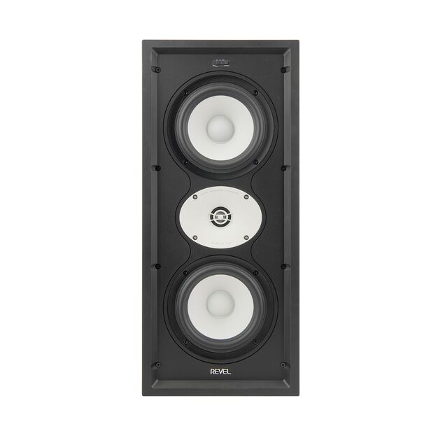 W226Be - Black - Dual 6.5-inch (165mm) 2-way In-wall Loudspeaker - Hero