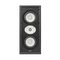W226Be - Black - Dual 6.5-inch (165mm) 2-way In-wall Loudspeaker - Hero